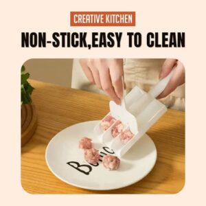 (Pack of 2) Plastic Triple Easy To Use Meat Ball Kofta Maker